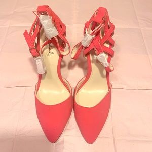 Ankles stripes high heels